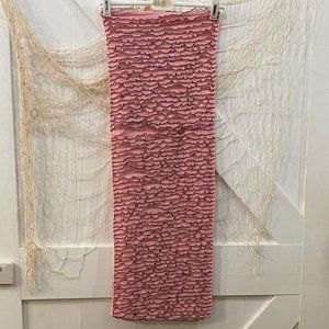 Pink/black Infinity Scarf